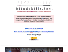 Tablet Screenshot of blindskills.com